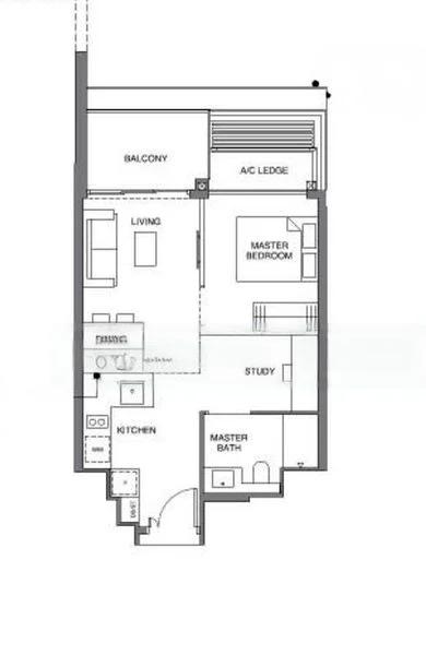 1 Bed Condo for Rent in  Leedon Green - Image 7